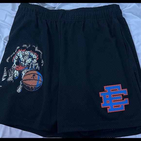 Eric Emanuel X Warren Lotas Black Shorts Large